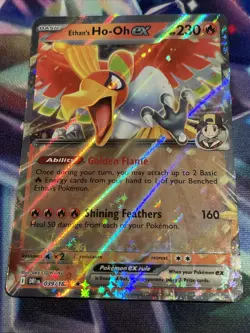 Pokemon TCG Ethan’s Ho-Oh ex 039/182 Double Rare Destined Rivals NM/M - Image 1