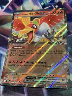 Pokemon TCG Ethan’s Ho-Oh ex 039/182 Double Rare Destined Rivals NM/M - Image 2