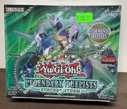Yu-Gi-Oh! Legendary Duelist Synchro Storm 1st edition Booster Box CCG Konami Sea - Image 1