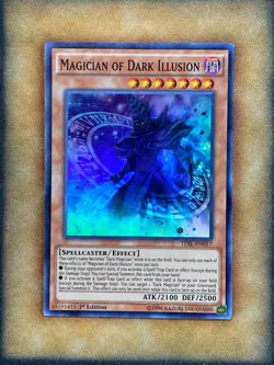 Yugioh Magician of Dark Illusion TDIL-EN017 Super Rare 1st Ed NM - Image 1