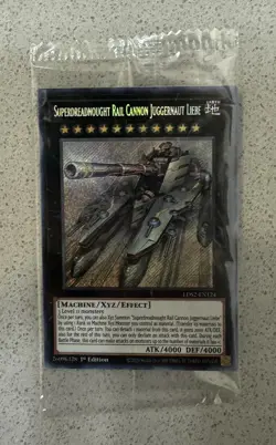 Superdreadnought Rail Cannon Juggernaut Liebe SEALED Secret LDS2-EN124 Yugioh - Image 1