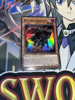 Red Rose Dragon Yu-Gi-Oh! LDS2-EN108 1st Ultra Rare - Image 1