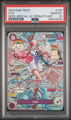 One Piece Uta SP OP02-120 Awakening of the New Era PSA 10 - Image 1