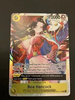 English One Piece CCG Boa Hancock SR OP14-112 The Azure Sea's Seven - Image 1