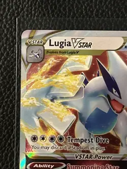 Pokemon TCG Lugia VSTAR 139/195 SWSH Silver Tempest Holo Ultra Rare Card - Image 5