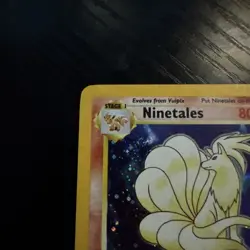 Pokemon TCG Ninetales Base Set 2 Holo Unlimited Rare Card 13/130 LP With Swirl - Image 4