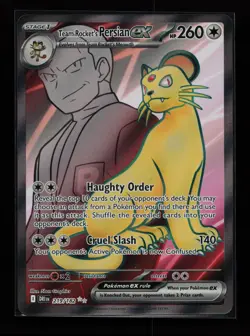 Team Rocket's Persian ex 219/182 Ultra Rare SV10: Destined Rivals Pokemon Card - Image 1