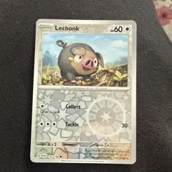 Lechonk 155/198 Pokemon Center Stamp 2023 Promo Card SVI EN Sealed - Image 1