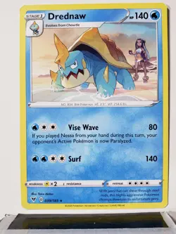 Drednaw 039/185 Near Mint - B1G1F RARE Non Holo Vivid Voltage Pokemon Card - Image 1