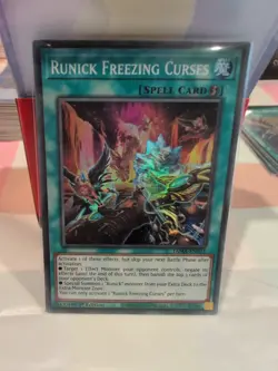 Runick Freezing Curses TAMA-EN033 Tactical Masters - Yu Gi Oh Card - NM - Image 1