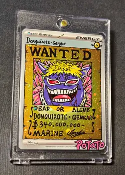 Gengar (Alternate Art Secret) Hand draw Donquixote Gengar DIY Pokemon card 👻 - Image 1