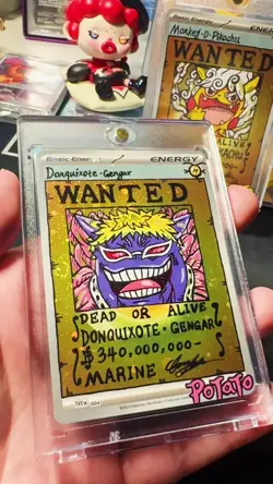 Gengar (Alternate Art Secret) Hand draw Donquixote Gengar DIY Pokemon card 👻 - Image 2