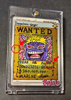 Gengar (Alternate Art Secret) Hand draw Donquixote Gengar DIY Pokemon card 👻 - Image 3