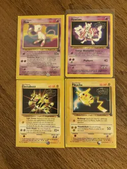 Pokemon 1999 the First Movie Black Star Promo Card Set of 4 - Image 1