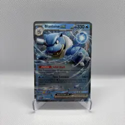 Blastoise ex 151 Ultra Rare Pokemon TCG 009/165 Scarlet & Violet Card - Image 1