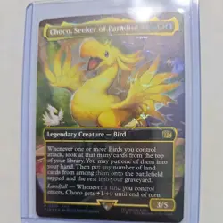 Choco, Seeker of Paradise MTG 0569 Final Fantasy (borderless) Chocobo Track Foil - Image 1