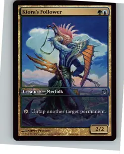 MTG Kiora's Follower P Game Day & Store Championship Promos 150 NM Magic The Gat - Image 1