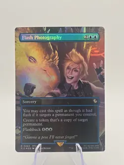 Flash Photography (Borderless) Commander: Final Fantasy Foil - Image 1