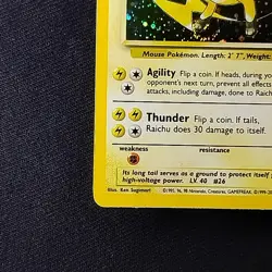 Pokemon TCG Raichu Base Set 2 16/130 Holo Rare NM - Image 5