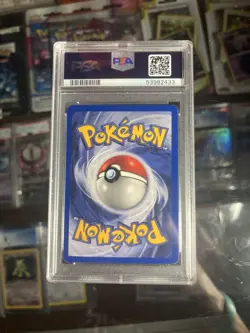 Pokemon TCG Lt. Surge Gym Heroes 17/132 Holo Rare PSA 7 (CRACKED SLAB) - Image 2