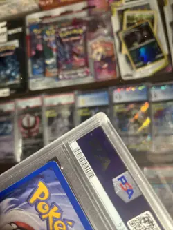 Pokemon TCG Lt. Surge Gym Heroes 17/132 Holo Rare PSA 7 (CRACKED SLAB) - Image 4