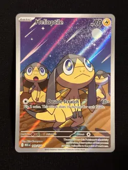 Pokemon TCG Mega Evolution Helioptile 143/132 Illustration Rare Near Mint+ - Image 1