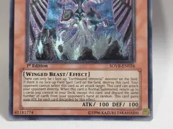 YuGiOh Earthbound Immortal Wiraqocha Rasca SOVR-EN026 1st Ed Ultimate Rare LP/NM - Image 5