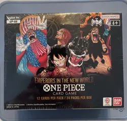 One Piece Emperors In The New World English Booster Box OP-09 SEALED - Image 2