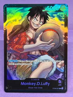 Monkey D. Luffy - ST08-001 Leader Foil - Starter Deck 8 - One Piece NM - Image 1