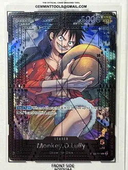 Monkey D. Luffy - ST08-001 Leader Foil - Starter Deck 8 - One Piece NM - Image 3