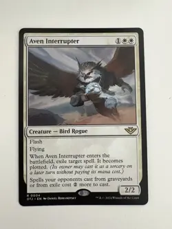 Aven Interrupter MTG Magic the Gathering Card NM Near Mint OTJ - Image 1