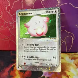 Pokemon Chansey EX TCG Holo Ultra Rare Card Ruby and Sapphire 96/109 - Image 2