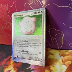 Pokemon Chansey EX TCG Holo Ultra Rare Card Ruby and Sapphire 96/109 - Image 4
