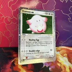 Pokemon Chansey EX TCG Holo Ultra Rare Card Ruby and Sapphire 96/109 - Image 5