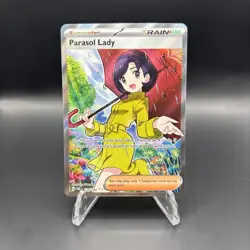 Pokemon TCG Parasol Lady Paradox Rift Holo Ultra Rare Card 238/182 - Image 1