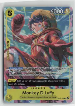 Monkey.D.Luffy Illustration Box Vol.3 OP07-109 One Piece Promo Card SR NM Eng - Image 1