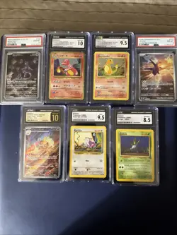 Graded Mixed card lot pokemon. PSA AND CGC10, Pristine 🔥 🔥.. Bulk Deal - Image 1