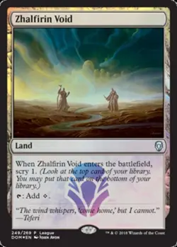MTG Zhalfirin Void - League Promo, Unique & Misc. Promos, Heavily Played, Englis - Image 1