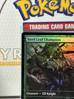 FOIL Steel Leaf Champion ~ Store Championship Dominaria [ Excellent ] [ MTG ] - Image 4