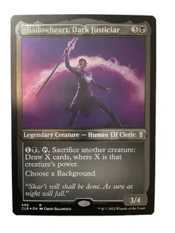 MTG CLB: Shadowheart, Dark Justiciar (Legendary Creature) Foil Etched Rare 499 - Image 1