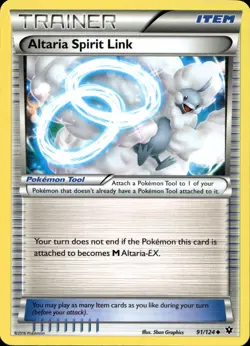 Altaria Spirit Link 91/124 Uncommon XY Fates Collide Pokemon - Image 1
