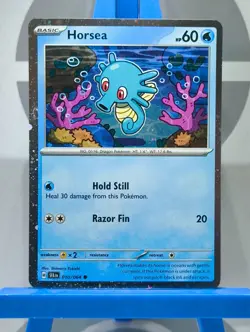 Horsea 010/064 - Cosmos Holo Promo - S&V Shrouded Fable - Pokemon TCG - Image 3