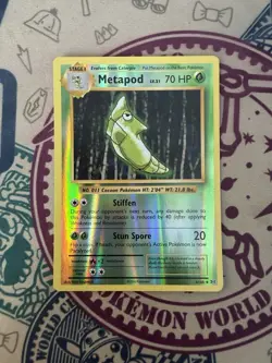 Pokemon TCG Metapod XY Evolutions 4/108 Reverse Holo Uncommon - Image 3