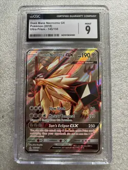 Dusk Mane Necrozma GX 145/156 Ultra Prism CGC 9 Mint Pokemon - Image 1