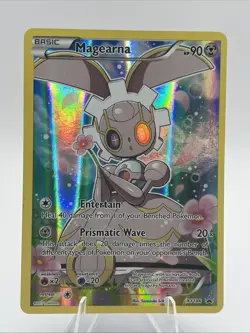 Pokemon TCG Magearna XY186 Full Art Holo Black Star Promo XY Promos NM 2017 Rare - Image 1