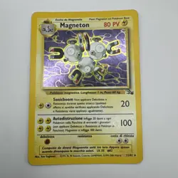 Pokemon Magneton 11/62 Fossil Holo Rare ITA Edition 1999 - Image 1