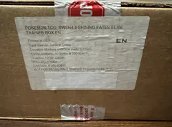 Shining Fates Sword and Shield Elite Trainer Box Case 10x ETB Pokemon Sealed - Image 1