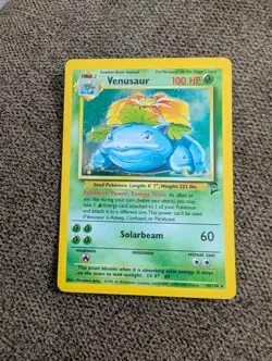 2000 Base Set 2 II Venusaur 18/130 Holo Foil WOTC Unlimited Pokemon - Image 1
