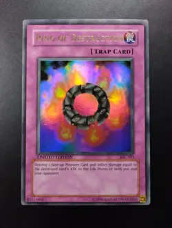 YUGIOH 2004 | RING OF DESTRUCTION | IOC-SE3 | LIMITED EDITION | EXCELLENT - Image 1