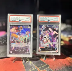 Monkey D. Luffy & Boa Hancock PSA Magazine Exclusive - PSA 10 Sequential Set! - Image 2